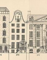 Herengracht 505, Tekening Caspar Philips