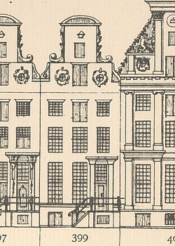 Keizersgracht 399, Tekening Caspar Philips