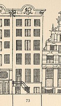 Keizersgracht 73 tekening Caspar Philips