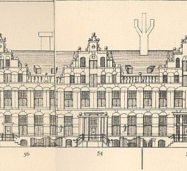 Herengracht 54 tekening Caspar Philips