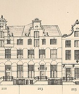 Keizersgracht 213 Tekening Caspar Philips