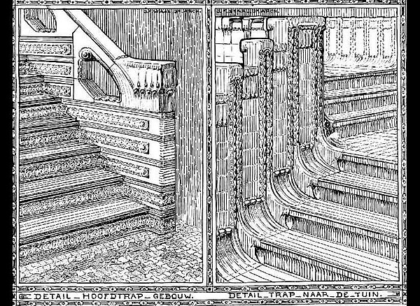 Herengracht 545 trap, details