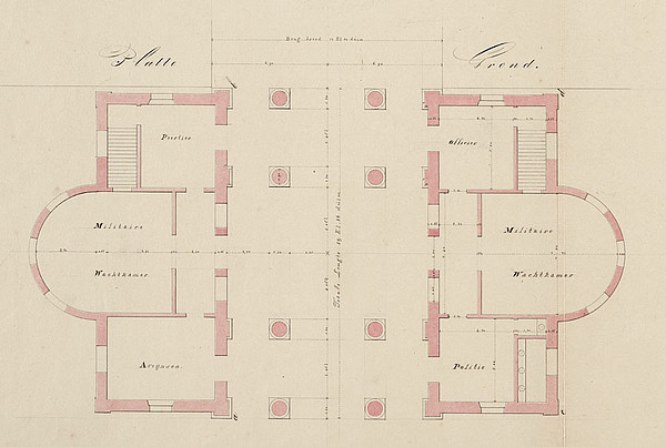 Poort 5 1838 plattegrond Alewijn SAA