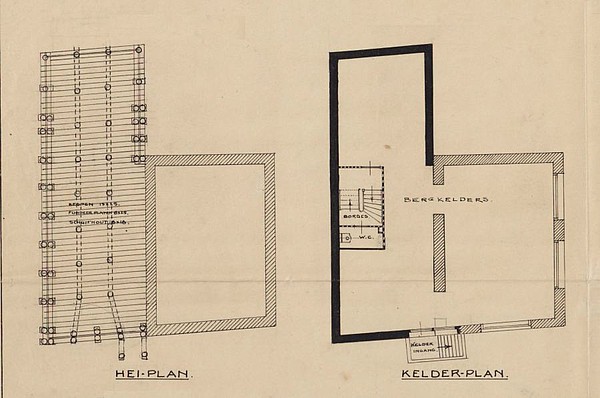 Keizersgracht 707-709 plat grond 1 1912 Tholens SAA