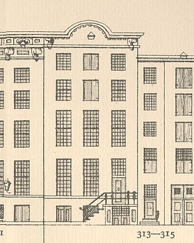 Keizersgracht 313, Tekening Caspar Philips