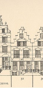 Herengracht 32 tekening Caspar Philips