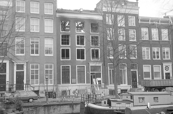 Keizersgracht 079 na brand 2 Gool 1990 SAA