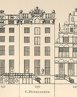 Herengracht 250 tekening Caspar Philips