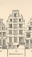 Herengracht 34 tekening Caspar Philips