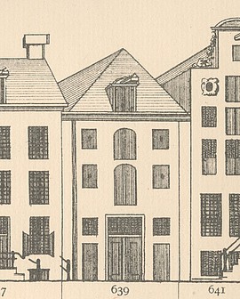 Keizersgracht 639, Tekening Caspar Philips