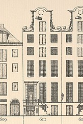 Keizersgracht 611, Tekening Caspar Philips