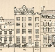 Keizersgracht 119 tekening Philips Caspar