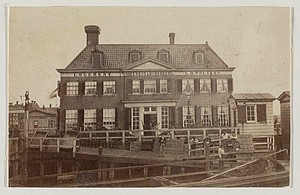 Nieuwe stadsherberg aan het IJ 1865 SAA