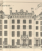 Herengracht 164 tekening Caspar Philips