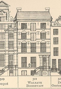 Keizersgracht 321, Tekening Caspar Philips