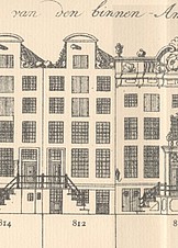 Keizersgracht 812 Tekening Caspar Philips