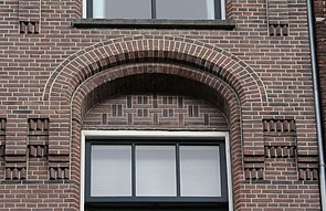 Keizersgracht 473 Detail boven raam