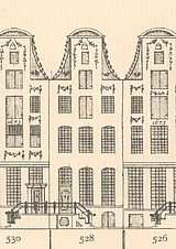 Keizersgracht 528 Tekening Caspar Philips