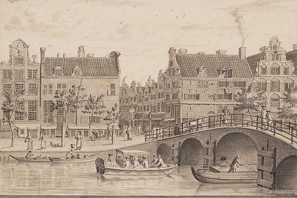 Keizersgracht 095 - 97 1773 tekening Kloet SAA