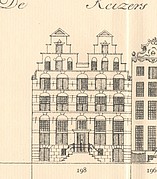 Keizersgracht 198 Tekening Philips Caspar