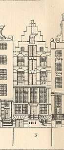 Herengracht 3 tekening Caspar Philips