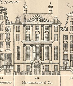 Herengracht 412, Tekening Caspar Philips