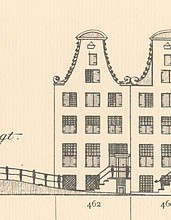 Keizersgracht 462, Tekening Caspar Philips