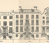 Herengracht 605, Tekening Caspar Philips