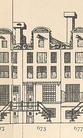 Keizersgracht 675, Tekening Caspar Philips