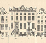 Herengracht 609, Tekening Caspar Philips