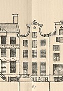 Keizersgracht 89 tekening Caspar Philips