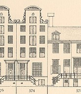 Keizersgracht 574 Tekening Caspar Philips