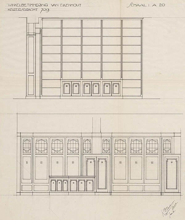 Keizersgracht 709 winkelbet 5 1917 Tholens SAA