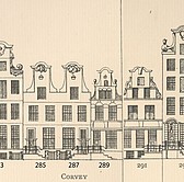 Keizersgracht 285 - 291, Tekening Caspar Philips