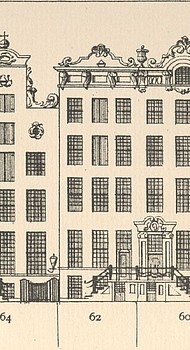 Herengracht 62 tekening Caspar Philips