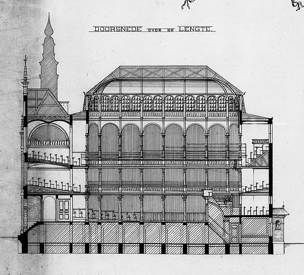 Keizersgracht 566 bouwtekening