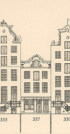 Herengracht 357, Tekening Caspar Philips