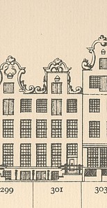 Keizersgracht 301, Tekening Caspar Philips