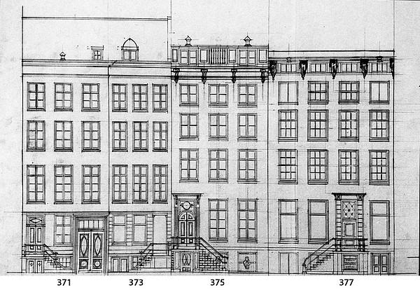 Keizersgracht 371 - 377 tek gevels