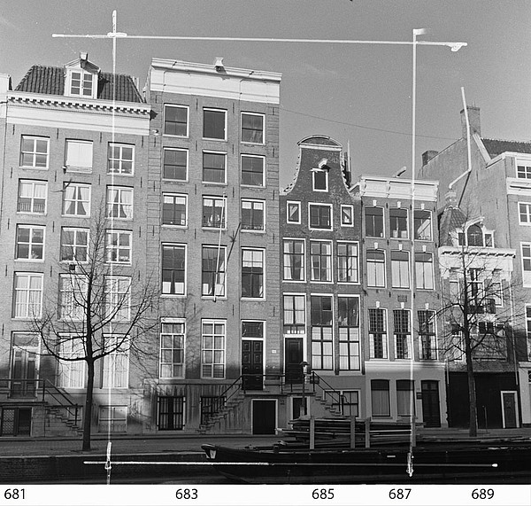 Keizersgracht 683 - 689 1961 Schaap SAA