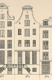 Keizersgracht 563, Tekening Caspar Philips