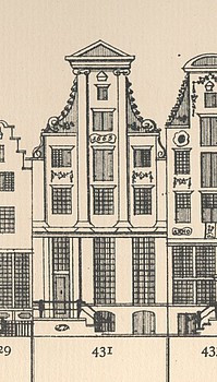 Keizersgracht 431, Tekening Caspar Philips