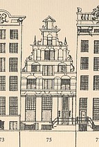 Keizersgracht 75 tekening Caspar Philips