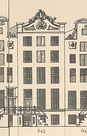 Keizersgracht 643, Tekening Caspar Philips