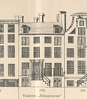 Keizersgracht 719, Tekening Caspar Philips