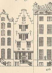 Keizersgracht 418, Tekening Caspar Philips