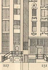 Herengracht 229, tekening Caspar Philips