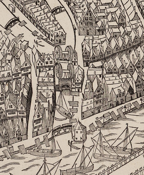 Poort 1 Cornelis Anthonisz uit 1557 tekening detail 2