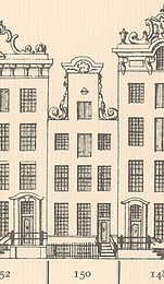 Keizersgracht 150, Tekening Caspar Philips