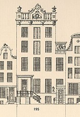 Keizersgracht 195, Tekening Caspar Philips